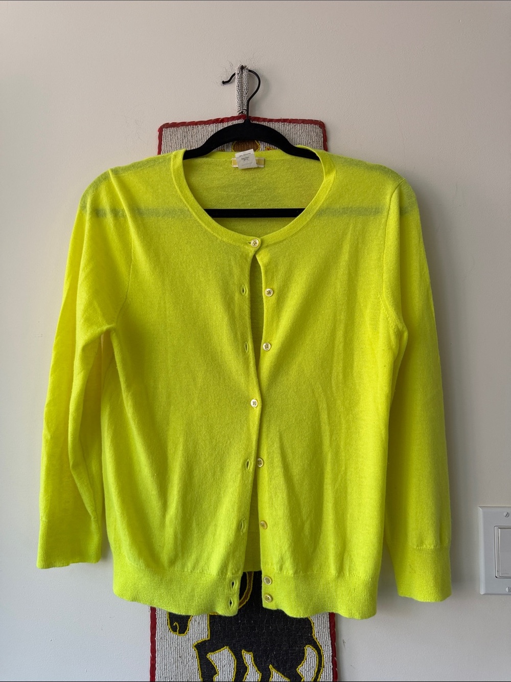 “J. Crew” Featherweight 💯 Cashmere Cardigan Sweater